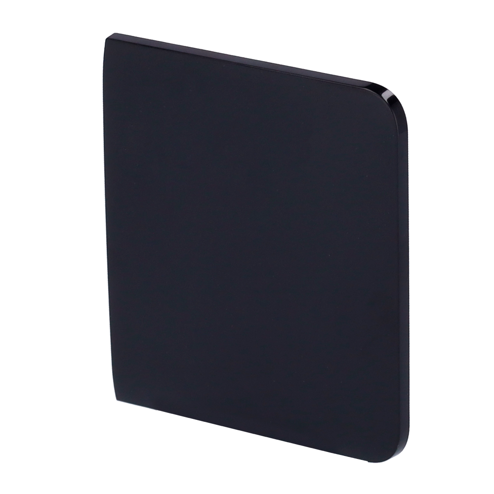 Ajax Panel táctil para un interruptor de luz color negro AJ-SIDEBUTTON-1G2W-B