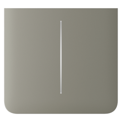 Ajax Panel táctil para interruptor doble vertical color blanco AJ-SIDEBUTTON-2G-OLI-VERT