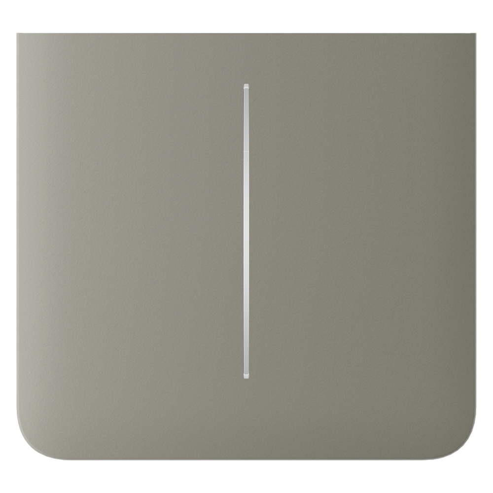 Ajax Panel táctil para interruptor doble vertical color blanco AJ-SIDEBUTTON-2G-OLI-VERT
