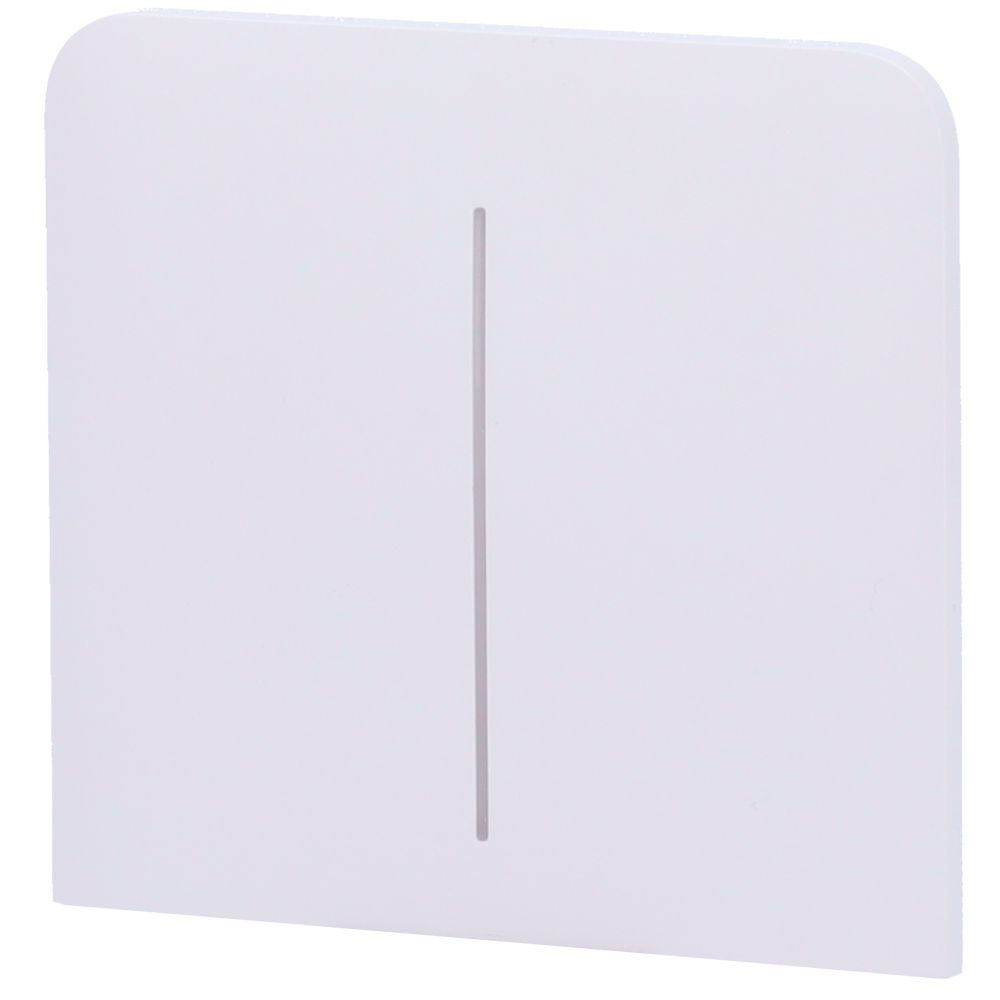 Ajax Panel táctil para interruptor doble vertical color blanco AJ-SIDEBUTTON-2G-W-VERT