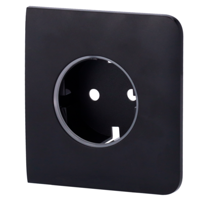 Ajax Tapa lateral para enchufe básico tipo F color negro AJ-SIDECOVER-B
