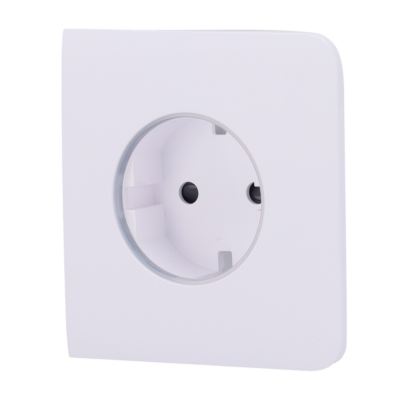 Ajax Tapa lateral para enchufe inteligente tipo F color blanco AJ-SIDECOVER-SMART-W