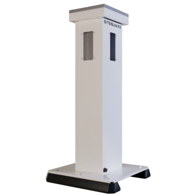 Siteguard Torre para protección perimetral 360º color blanco AJ-SITEGUARD-W