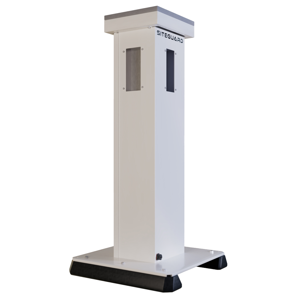 CCTV & Alarmas Torre para protección perimetral 360º color blanco AJ-SITEGUARD-W