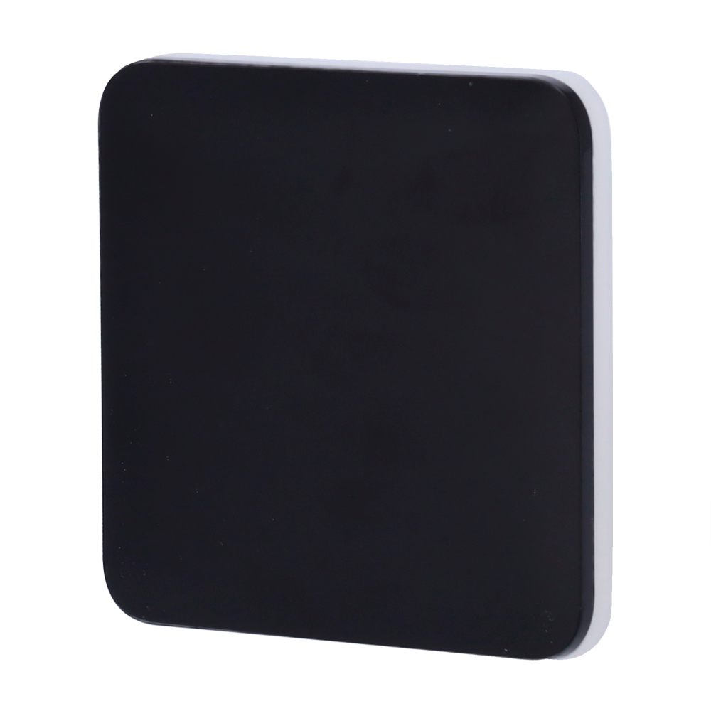 Ajax Panel táctil para un interruptor de luz color negro AJ-SOLOBUTTON-1G2W-B
