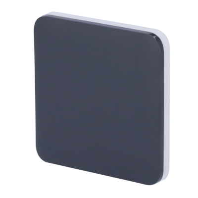 Ajax Panel táctil para un interruptor de luz color grafito AJ-SOLOBUTTON-1G2W-GRA