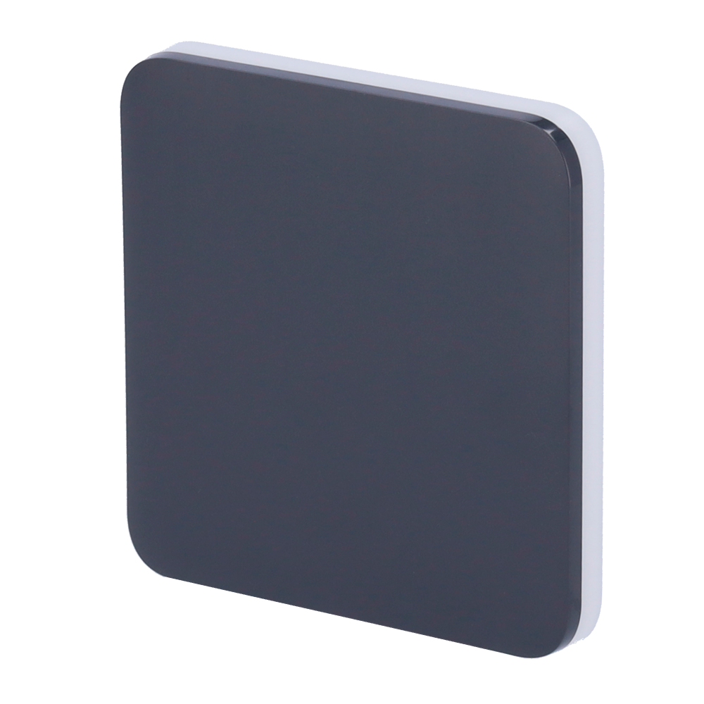 Ajax Panel táctil para un interruptor de luz color grafito AJ-SOLOBUTTON-1G2W-GRA