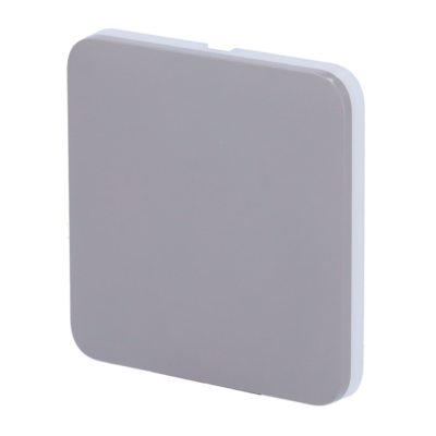 Ajax Panel táctil para un interruptor de luz color gris AJ-SOLOBUTTON-1G2W-GRE