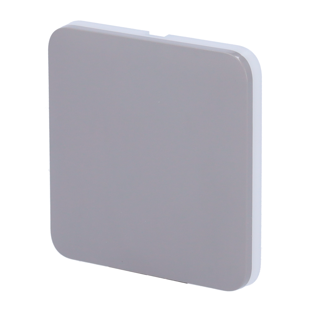 Ajax Panel táctil para un interruptor de luz color gris AJ-SOLOBUTTON-1G2W-GRE