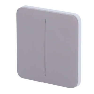 Ajax Panel táctil para interruptor de luz doble color gris AJ-SOLOBUTTON-2G-GRE
