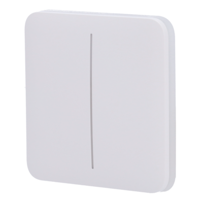 Ajax Panel táctil para interruptor de luz doble color blanco AJ-SOLOBUTTON-2G-W