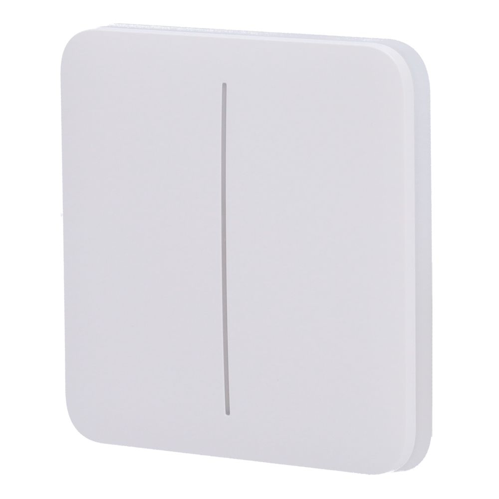 Ajax Panel táctil para interruptor de luz doble color blanco AJ-SOLOBUTTON-2G-W