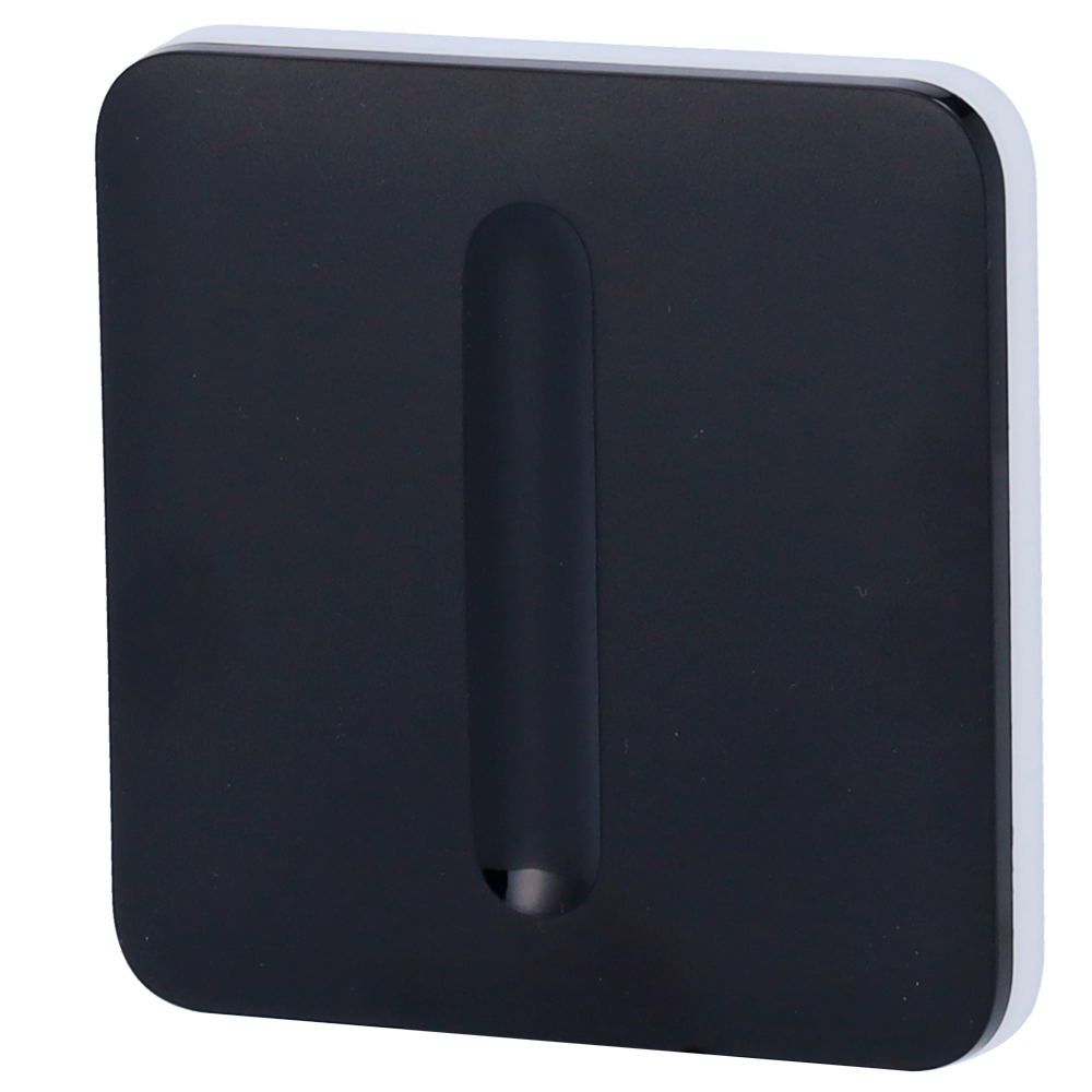 Ajax Panel táctil para interruptor de luz regulable color negro AJ-SOLOBUTTON-DIMMER-B