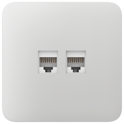 Ajax Tapa lateral para enchufe Ethernet color blanco AJ-SOLOCOVER-LAN-W