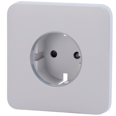 Ajax Tapa frontal para enchufe inteligente tipo F color niebla AJ-SOLOCOVER-SMART-FOG