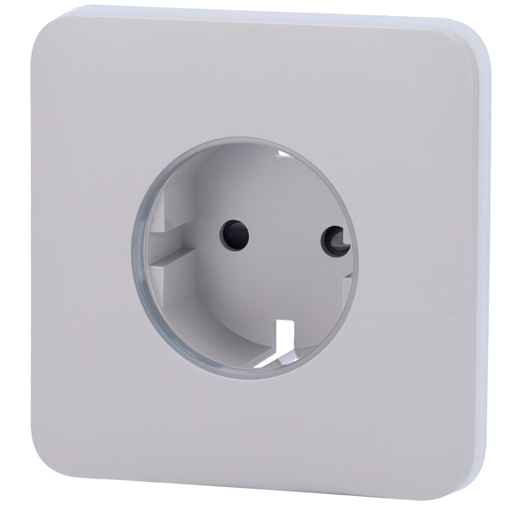 Ajax Tapa frontal para enchufe inteligente tipo F color niebla AJ-SOLOCOVER-SMART-FOG