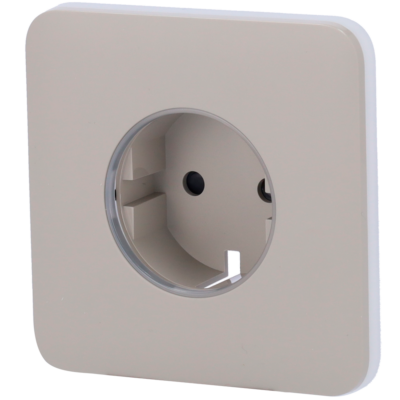 Ajax Tapa frontal para enchufe inteligente tipo F color oliva AJ-SOLOCOVER-SMART-OLI