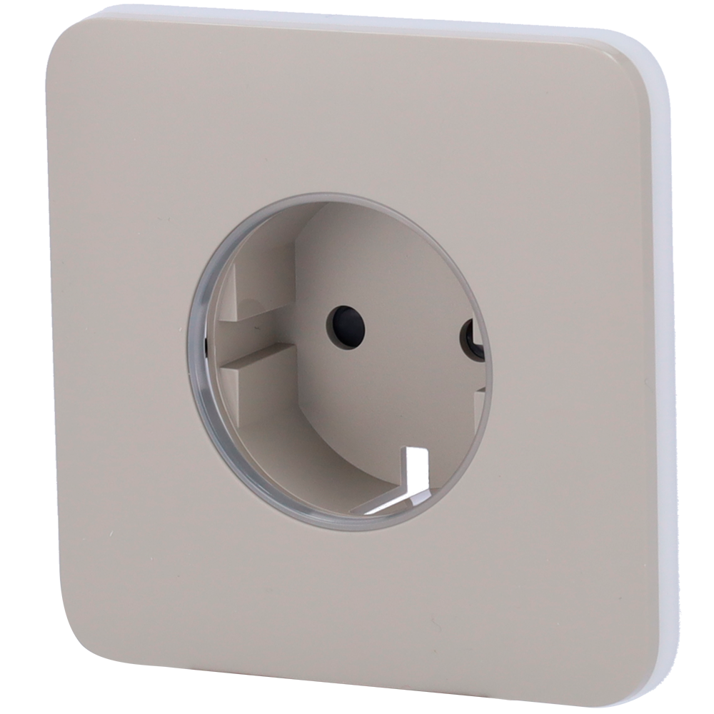 Ajax Tapa frontal para enchufe inteligente tipo F color oliva AJ-SOLOCOVER-SMART-OLI
