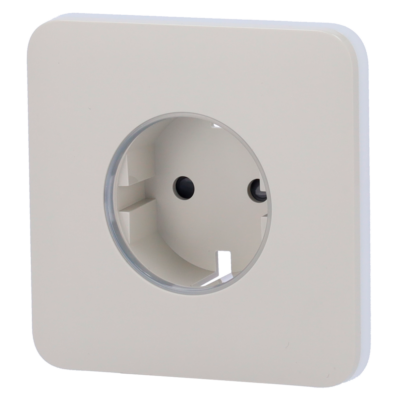 Ajax Tapa frontal para enchufe inteligente tipo F color ostra AJ-SOLOCOVER-SMART-OYS