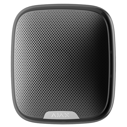 Ajax Sirena para exterior Certificado grado 2 color negro AJ-STREETSIREN-B