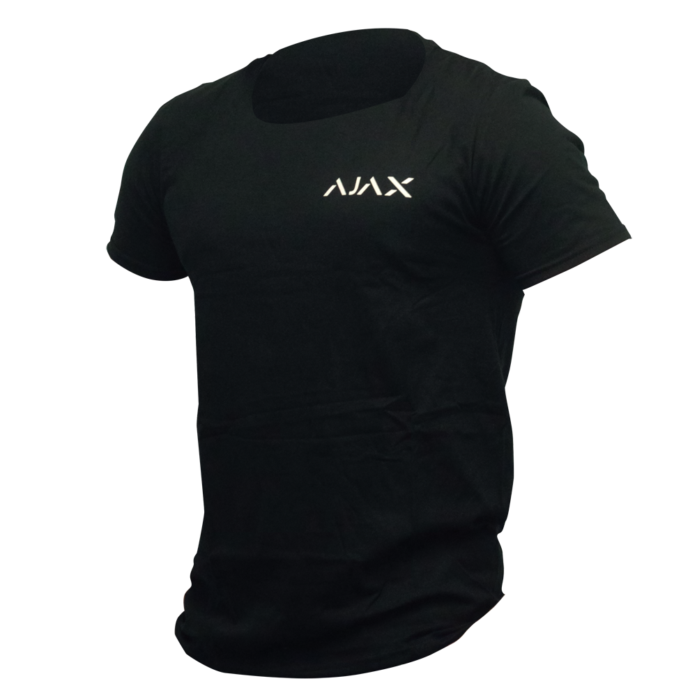 Ajax Camiseta talla L Color negro AJ-TSHIRT-L