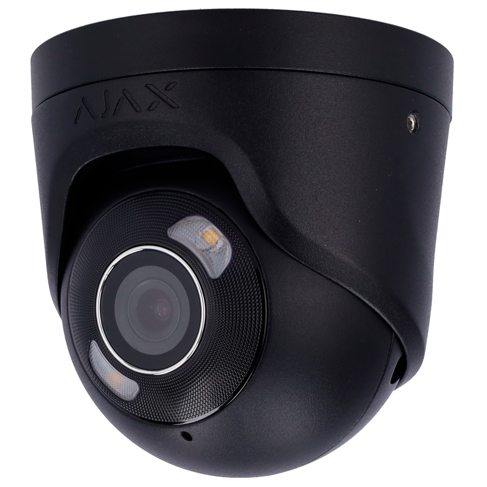 Ajax CCTV Cámara IP Turret 5 Megapixel Ajax color negro 5 MP, 2.8 mm AJ-TURRETCAM-5-HL-B