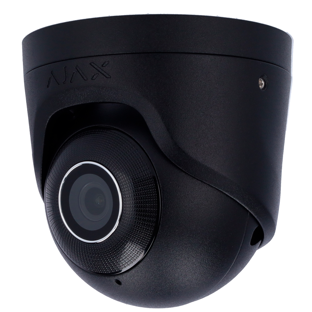 Ajax CCTV Cámara IP Turret 8 Megapixel Ajax color negro 8 MP, 4 mm AJ-TURRETCAM-8-0400-B