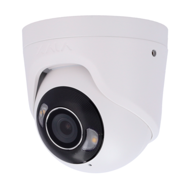 Ajax Cámara IP Turret 8 Megapixel Ajax color blanco 8 MP, 4 mm AJ-TURRETCAM-8-0400-HL-W