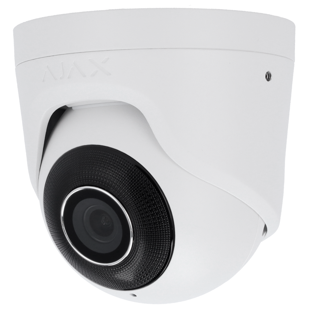 Ajax CCTV Cámara IP Turret 8 Megapixel Ajax color blanco 8 MP, 4 mm AJ-TURRETCAM-8-0400-W