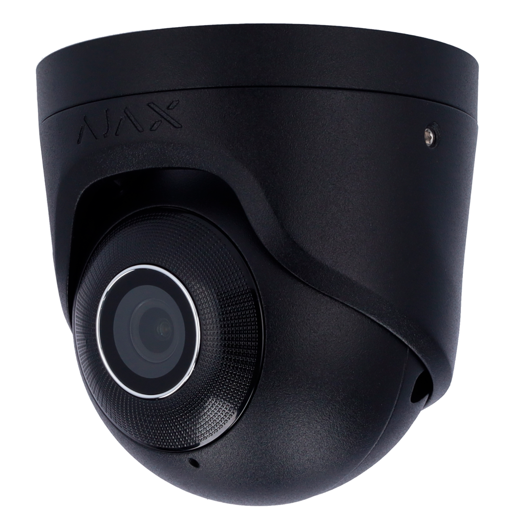 Ajax CCTV Cámara IP Turret 8 Megapixel Ajax color negro 8 MP, 2.8 mm AJ-TURRETCAM-8-B