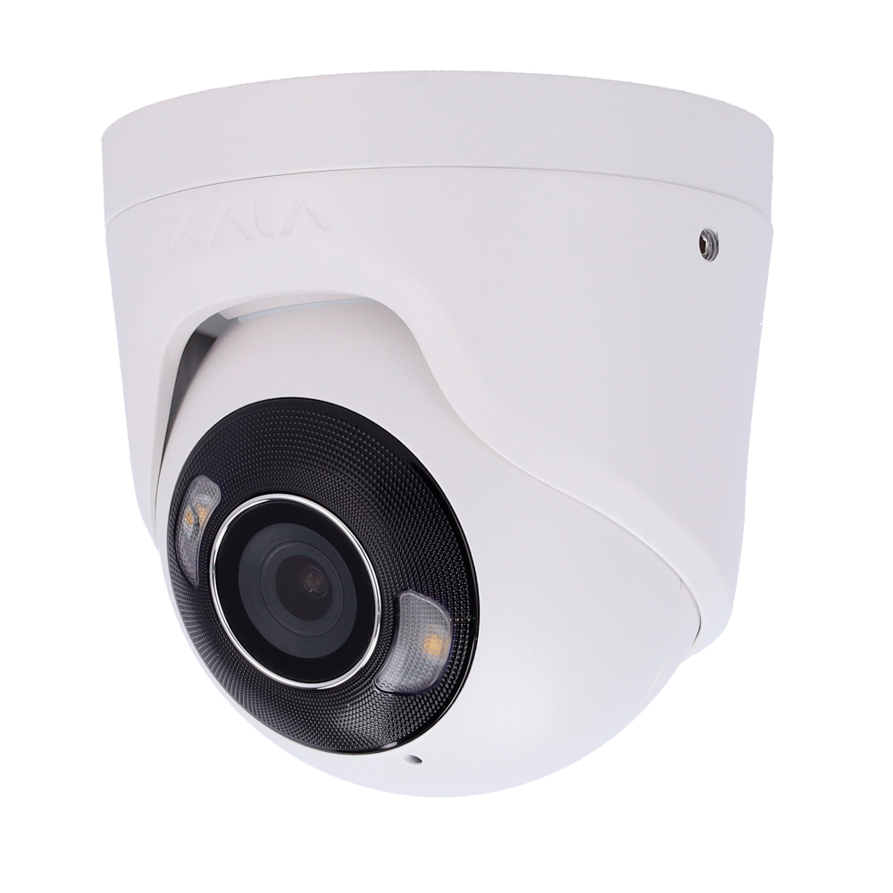 Ajax Cámara IP Turret 8 Megapixel Ajax color blanco 8 MP, 2.8 mm AJ-TURRETCAM-8-HL-W