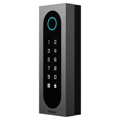 Akuvox Control de acceso IK09 Tarjeta EM/MF, NFC, BLE, PIN y QR AK-A08S