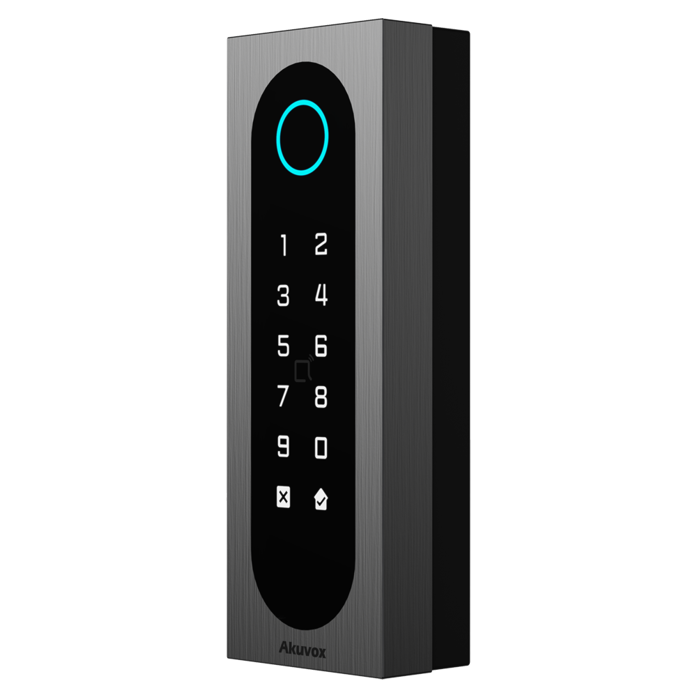 Akuvox Control de acceso IK09 Tarjeta EM/MF, NFC, BLE, PIN y QR AK-A08S