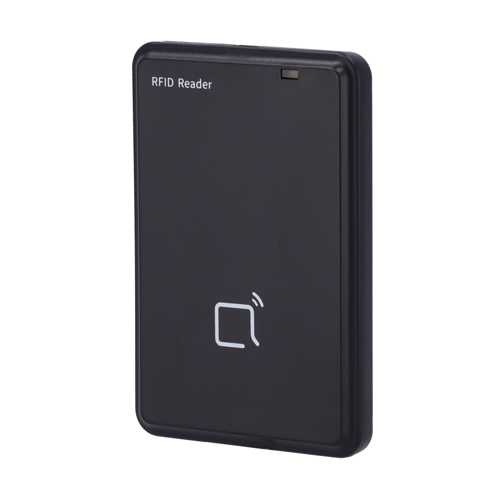 Akuvox Lector de tarjetas USB MF 13.56 MHz, EM RFID 125 kHz y BLE AK-ACR-CID01-BLACK