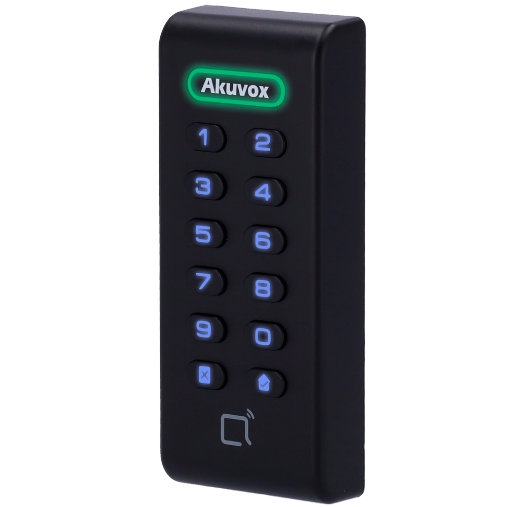 Akuvox Lector de acceso Acceso por tarjeta EM/MF y PIN AK-ACR-CRP11