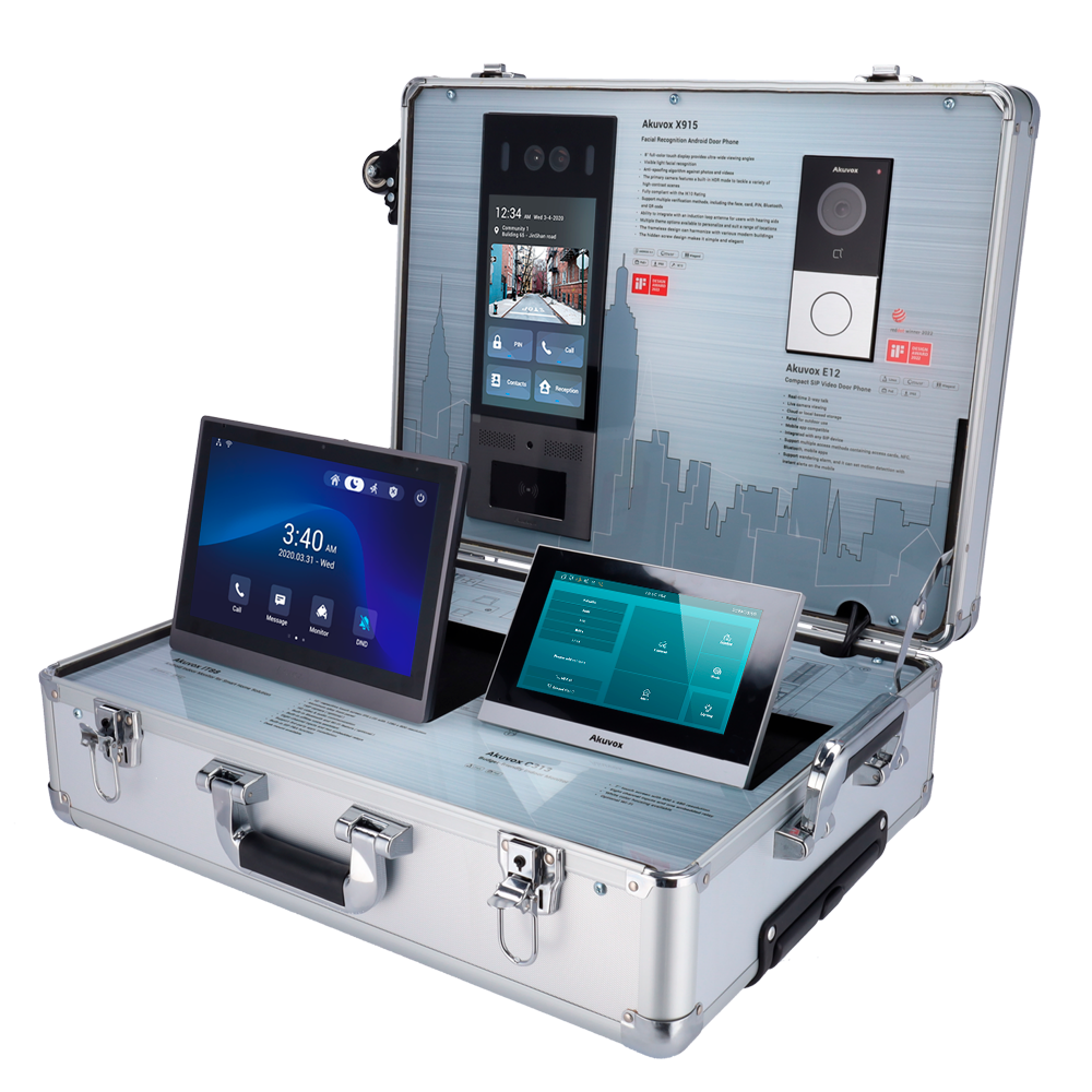 Akuvox Maletín de exposición Videoporteros Akuvox AK-DEMOKIT