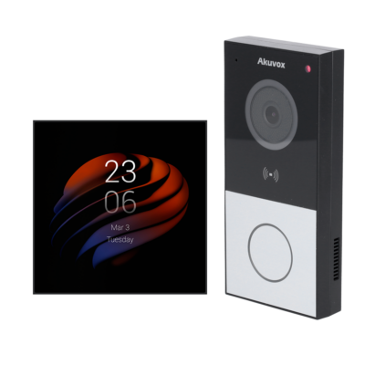 Akuvox Kit de domótica y videoportero Android AK-KIT-E12PS51-POE