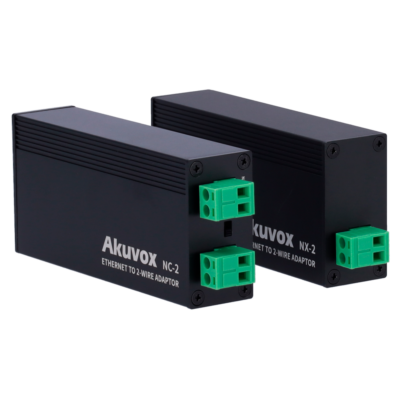 Akuvox Kit conversor IP a 2 hilos 1 grupo de 2 hilos AK-NX-2