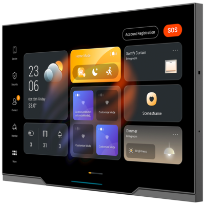 Akuvox Monitor Android 12.0 para domótica AK-PH81-POE-ST