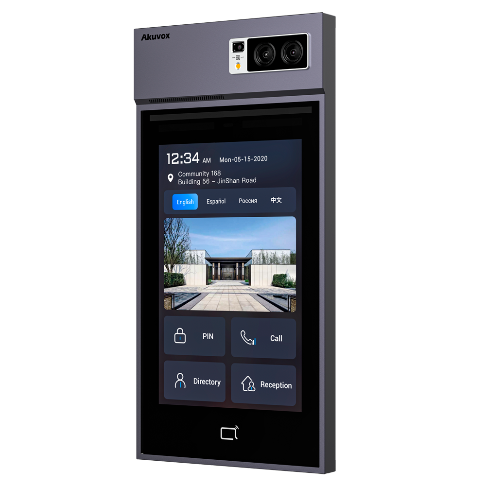Akuvox Videoportero IP antivandálico IK08 AK-S539
