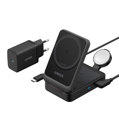 Anker Cargador inalámbrico 3 en 1 Anker color negro ANK-2557-3-IN-1-B
