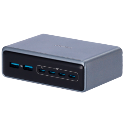 Anker Cargador de escritorio color negro ANK-268-WCHARGER-200W2A4C-B