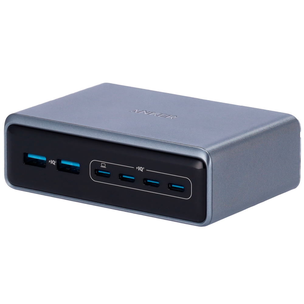 Anker Cargador de escritorio color negro ANK-268-WCHARGER-200W2A4C-B