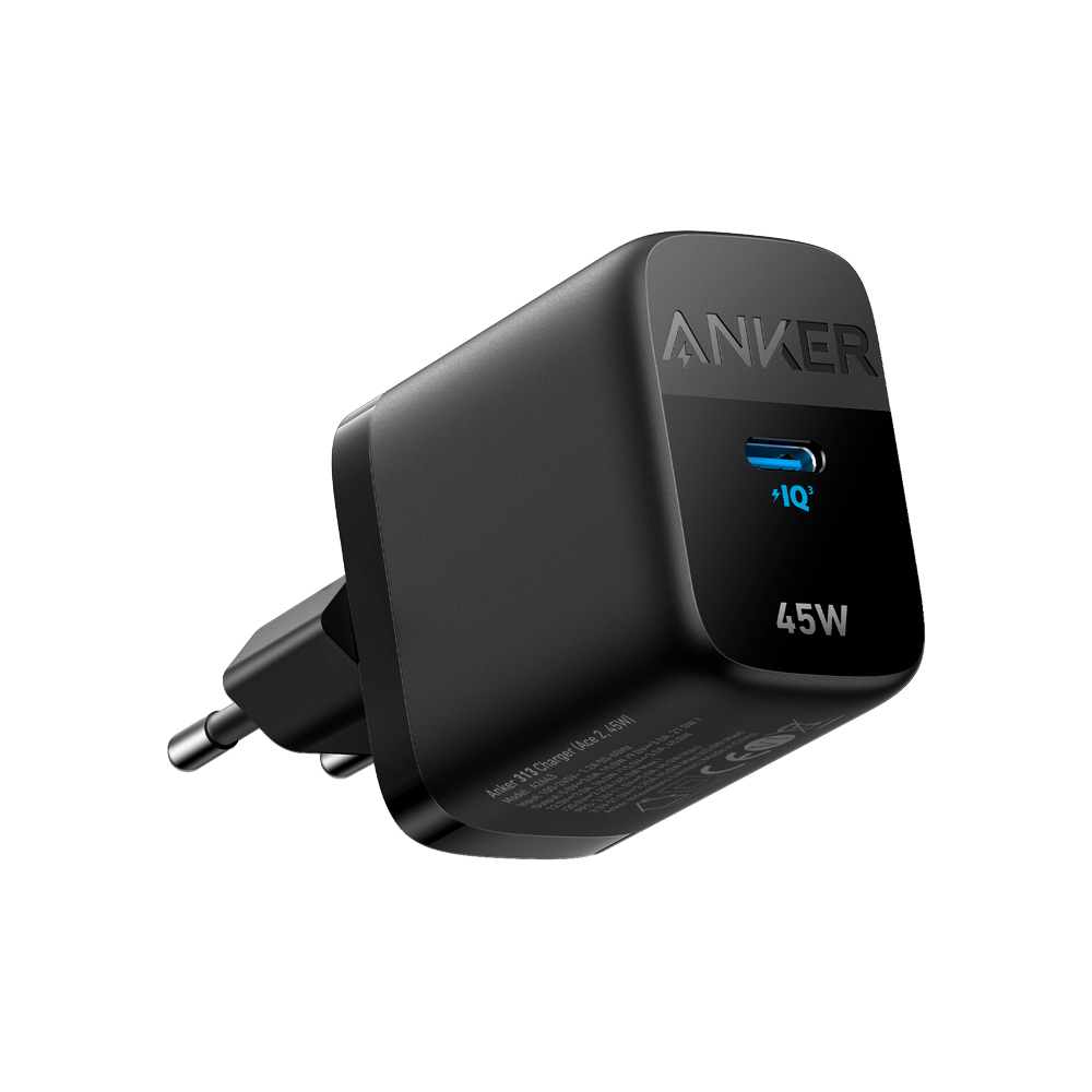 Anker Cargador USB color negro ANK-313-WCHARGER-45W1C-B