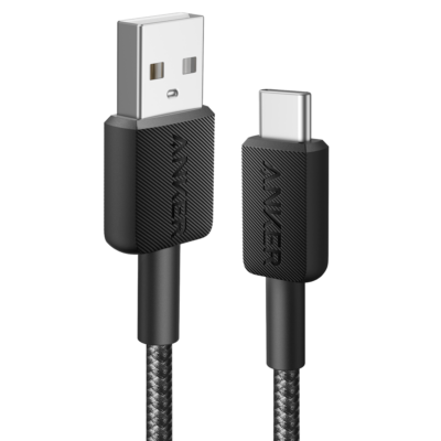 Anker Cable USB2.0 color negro ANK-322-USBA-USBC-90-B