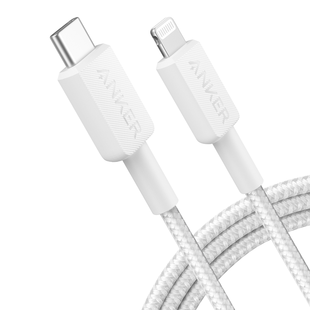 Anker Cable USB2.0 color blanco ANK-322-USBC-LGT-180-W