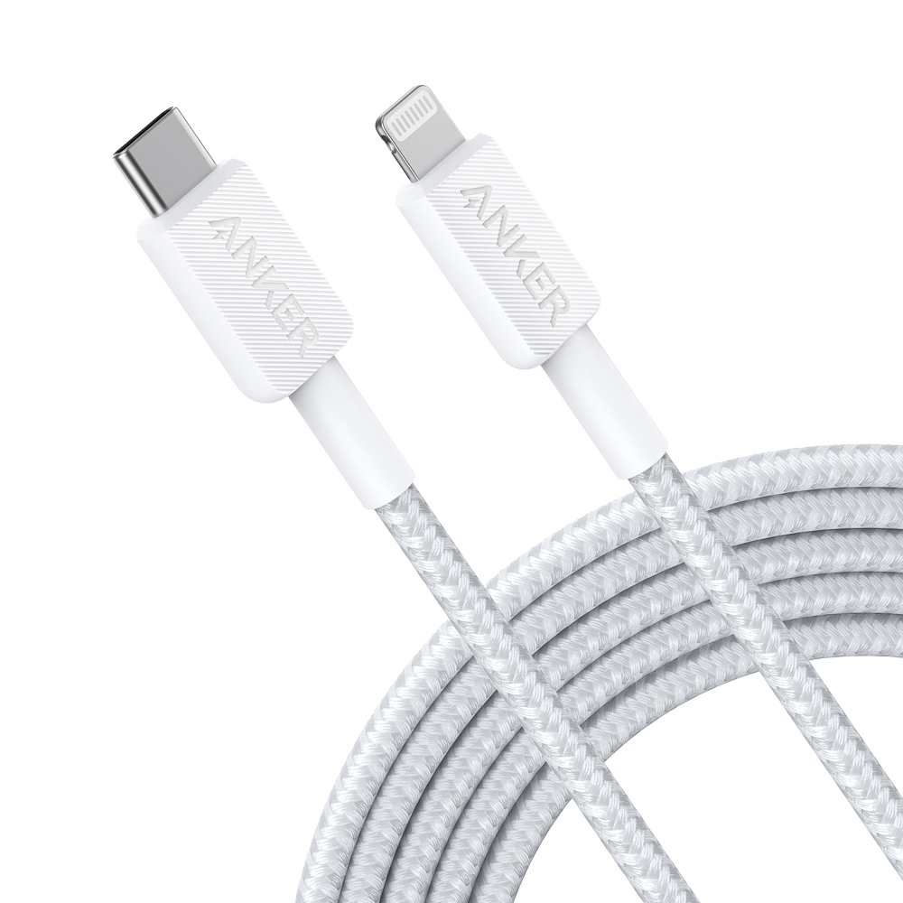 Anker Cable USB2.0 color blanco ANK-322-USBC-LGT-300-W