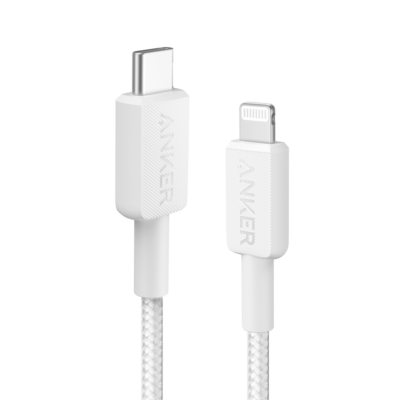 Anker Cable USB2.0 color blanco ANK-322-USBC-LGT-90-W
