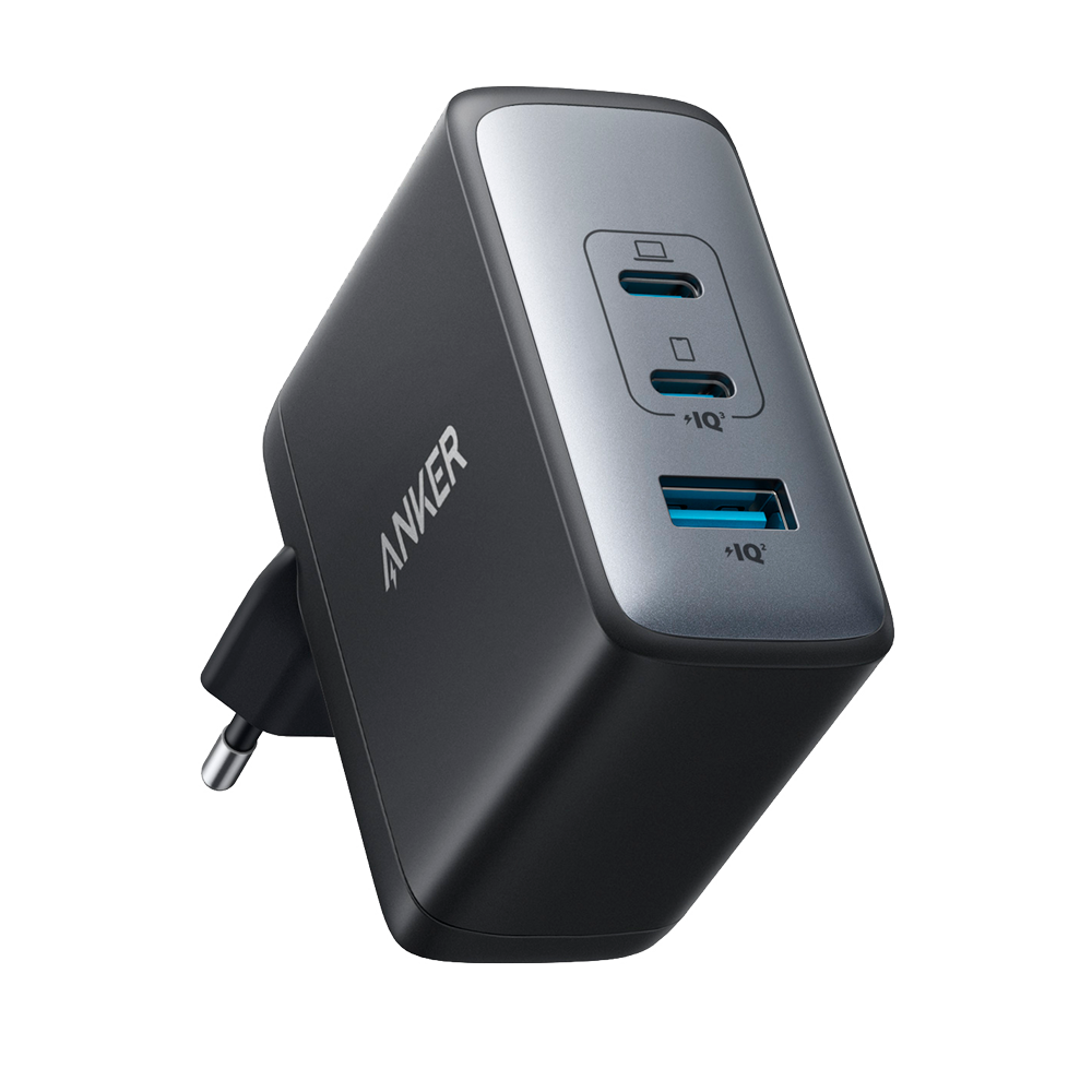Anker Cargador USB color negro ANK-736-WCHARGER-100W1A2C-B