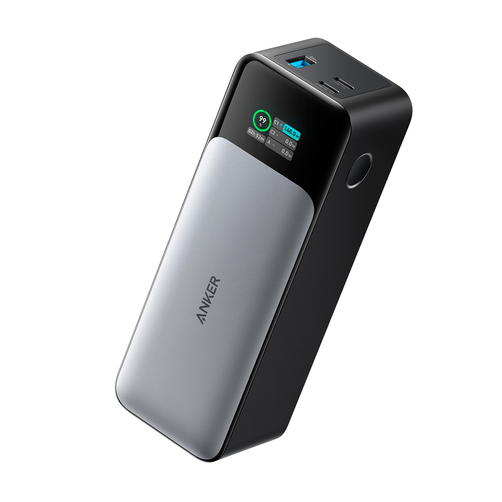 Anker Power bank con pantalla digital color gris ANK-737-POWERCORE-B